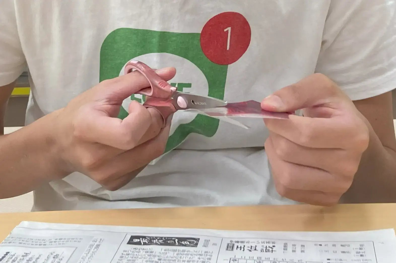 傘マーカー切る②