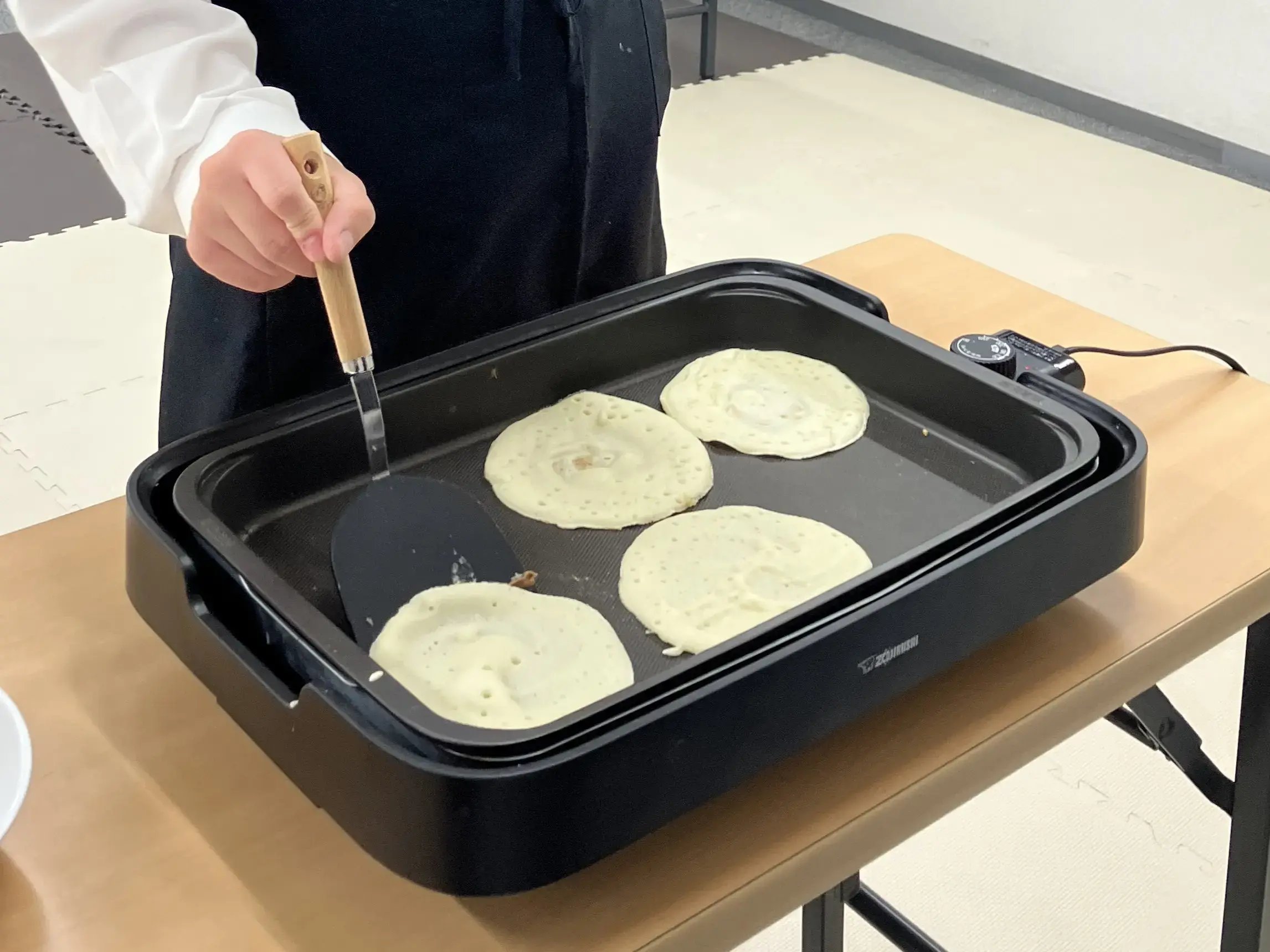 焼いている様子１