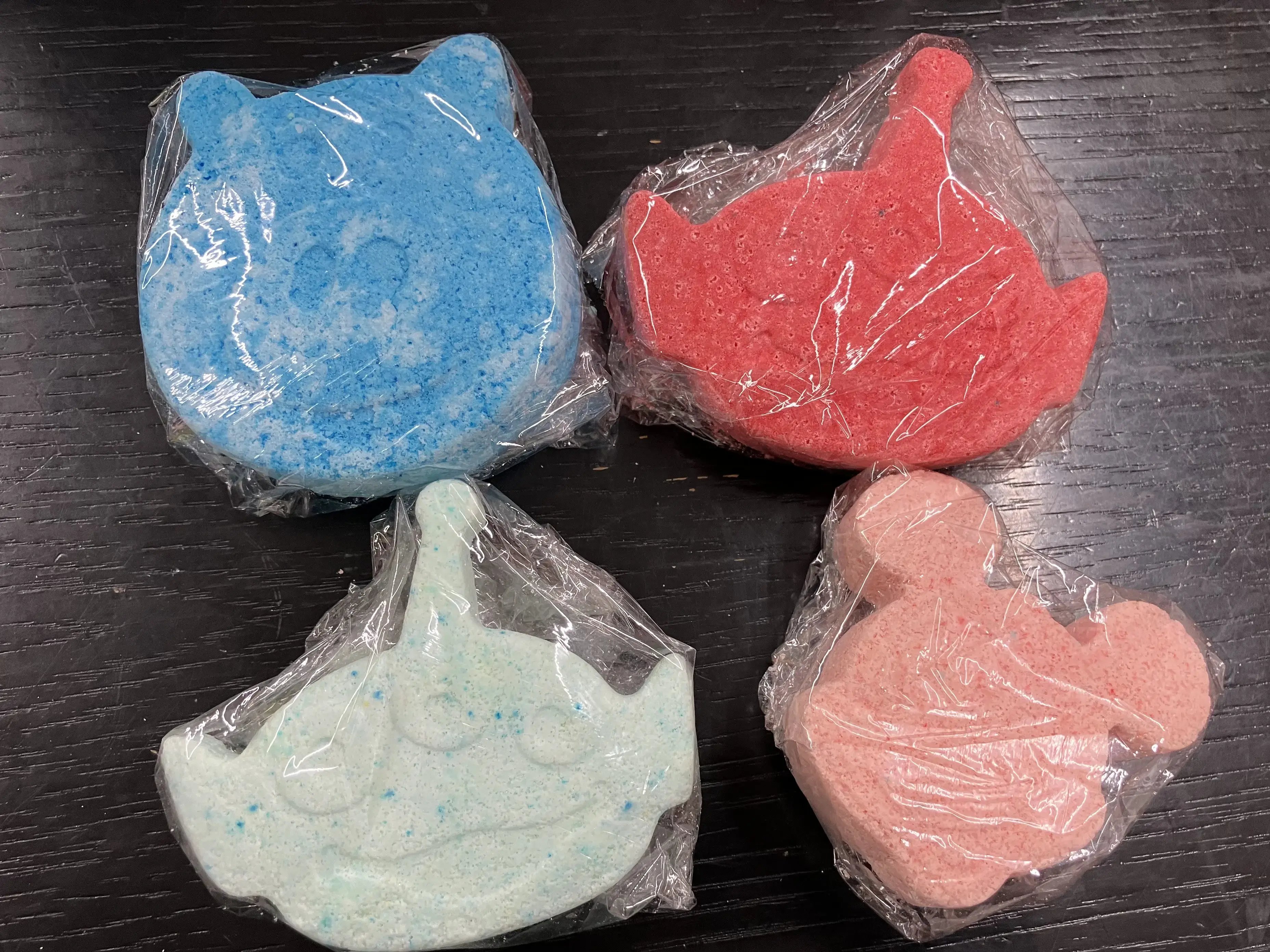 完成したバスボム
