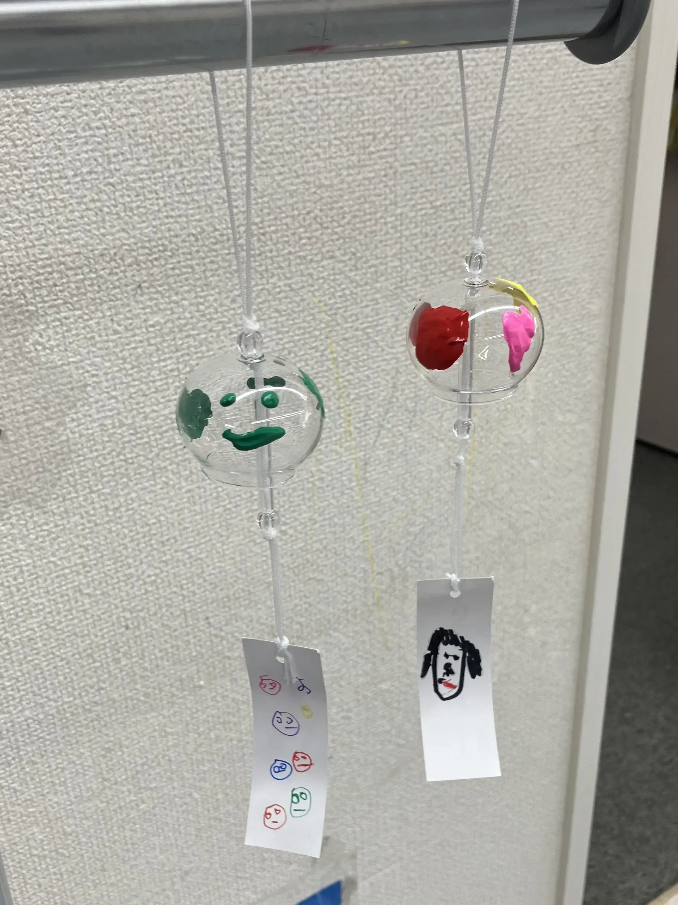 完成した風鈴