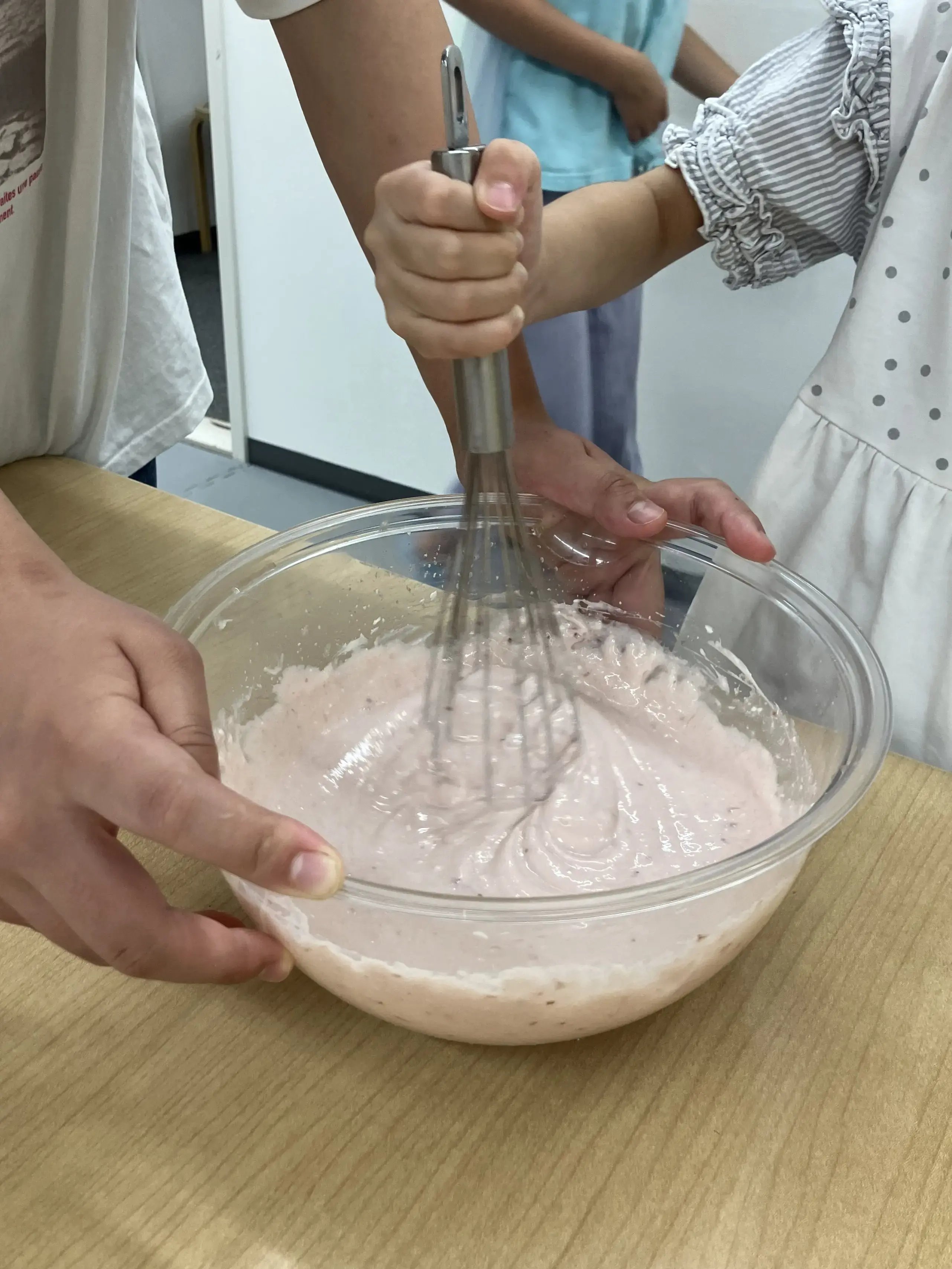 混ぜている様子