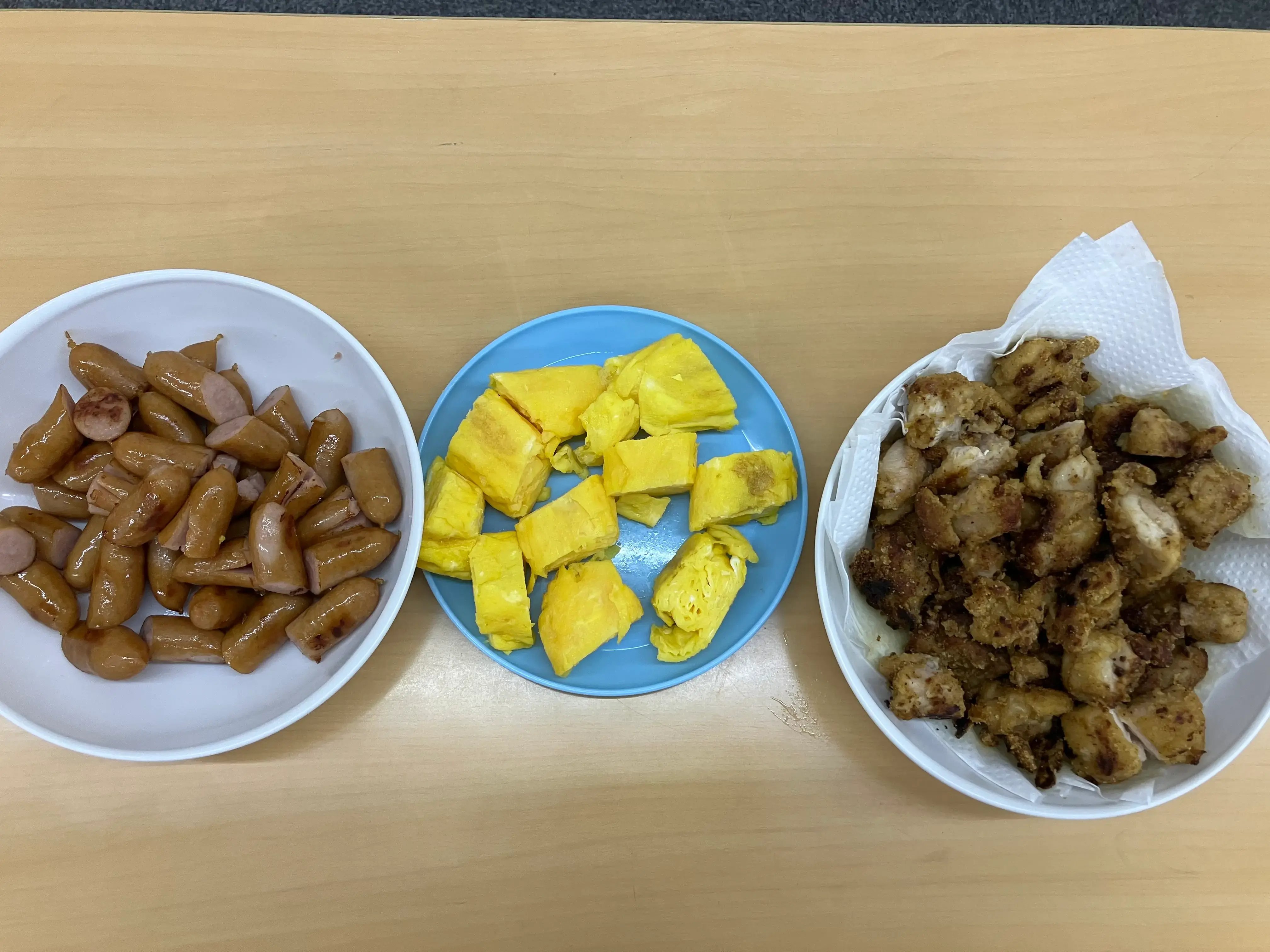 完成したおかず