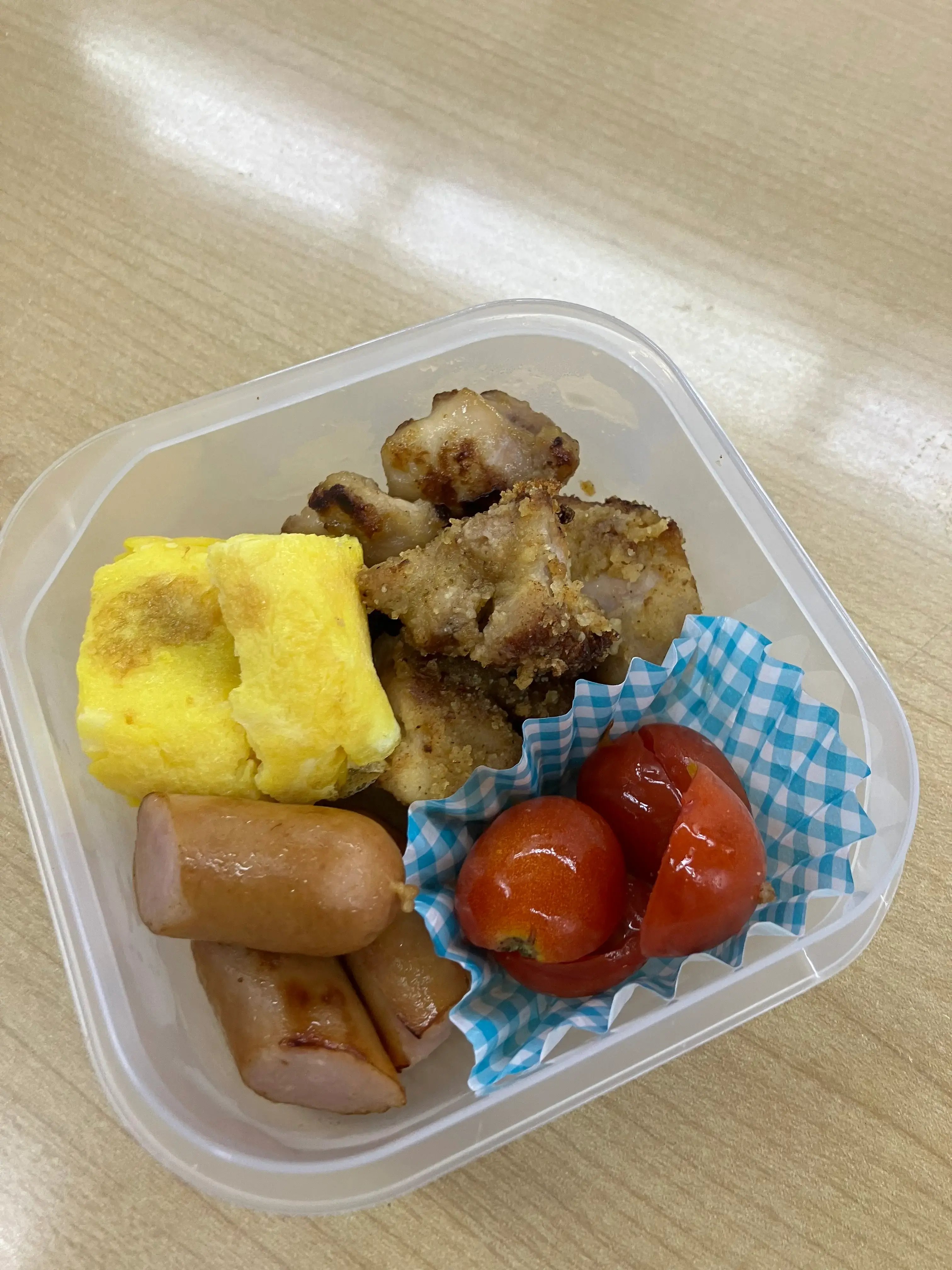 完成したお弁当