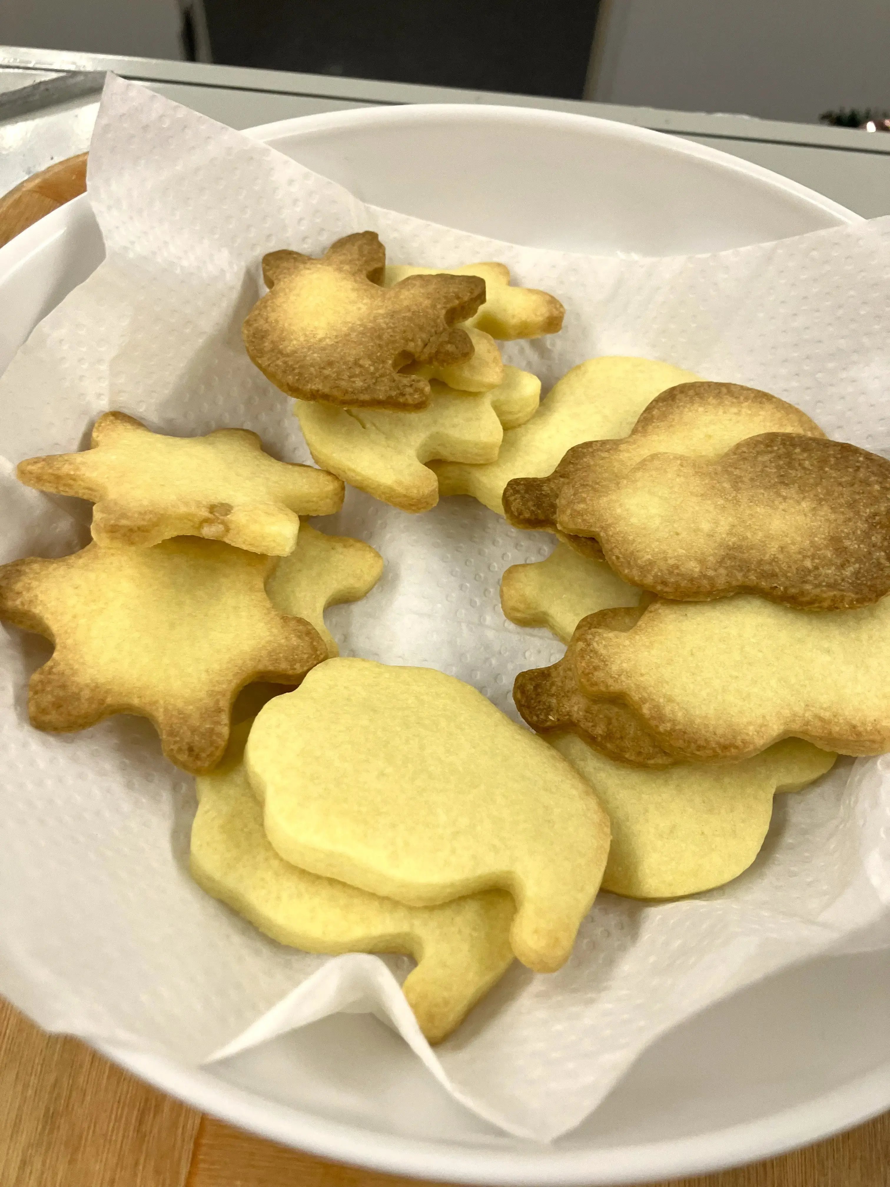 焼き上がったクッキー