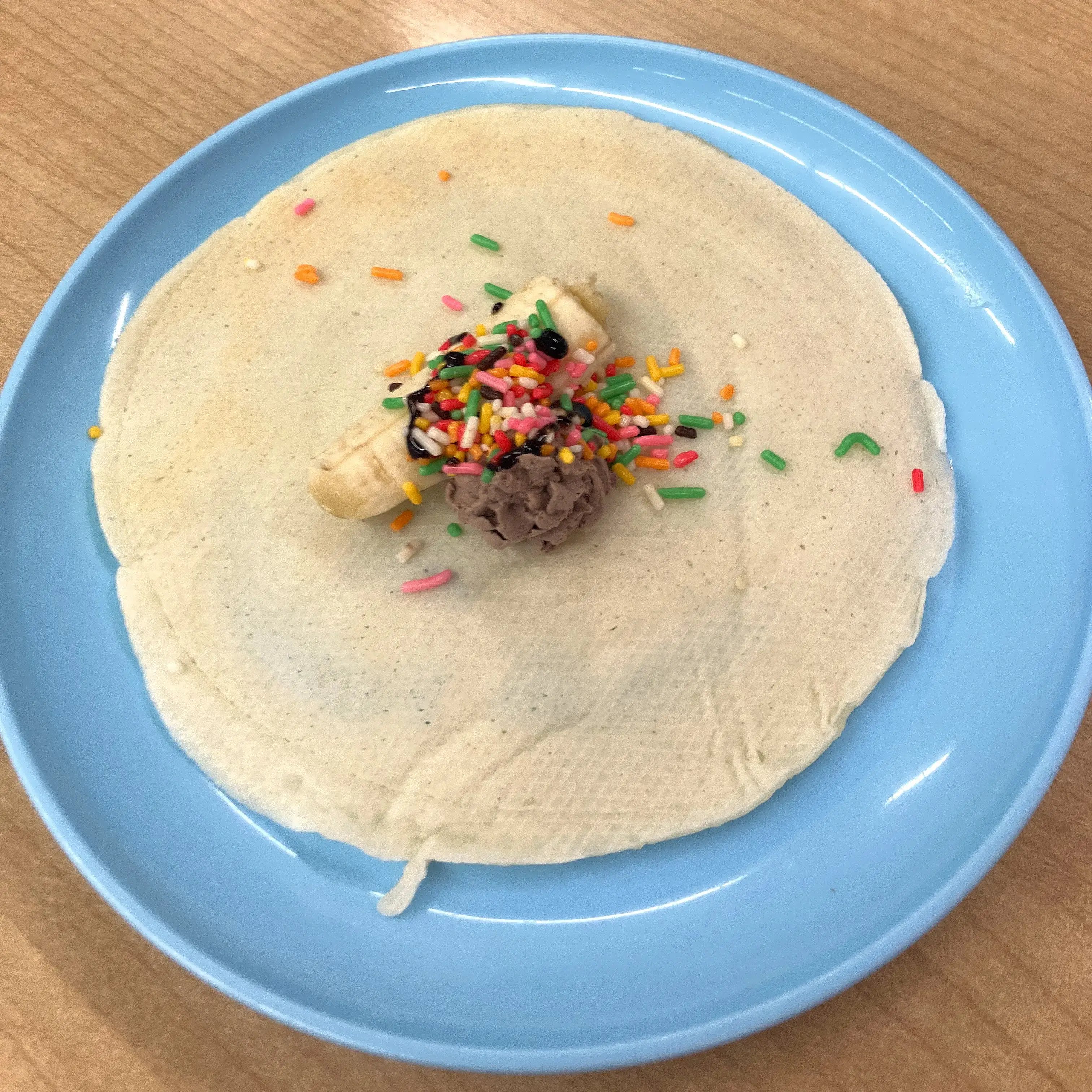 チョコバナナクレープ①