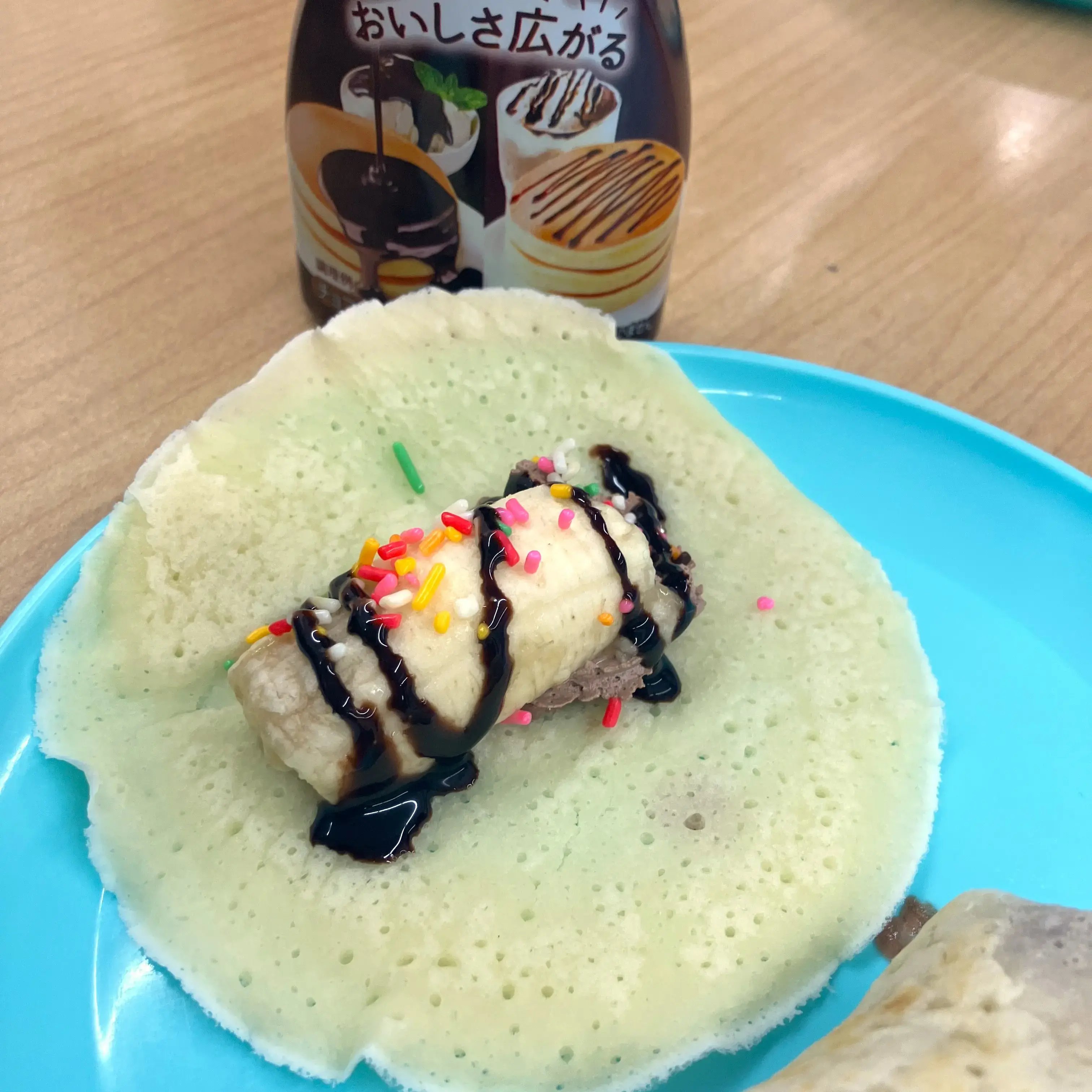 チョコバナナクレープ②