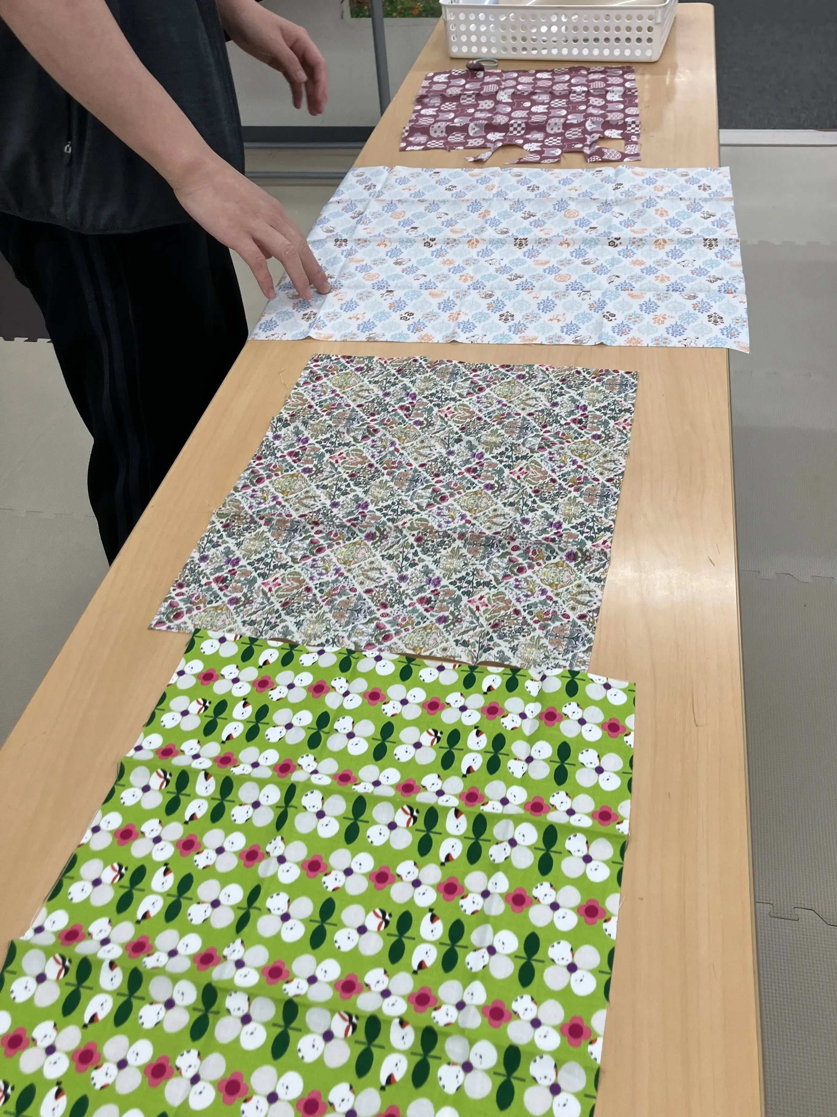 4種類の布