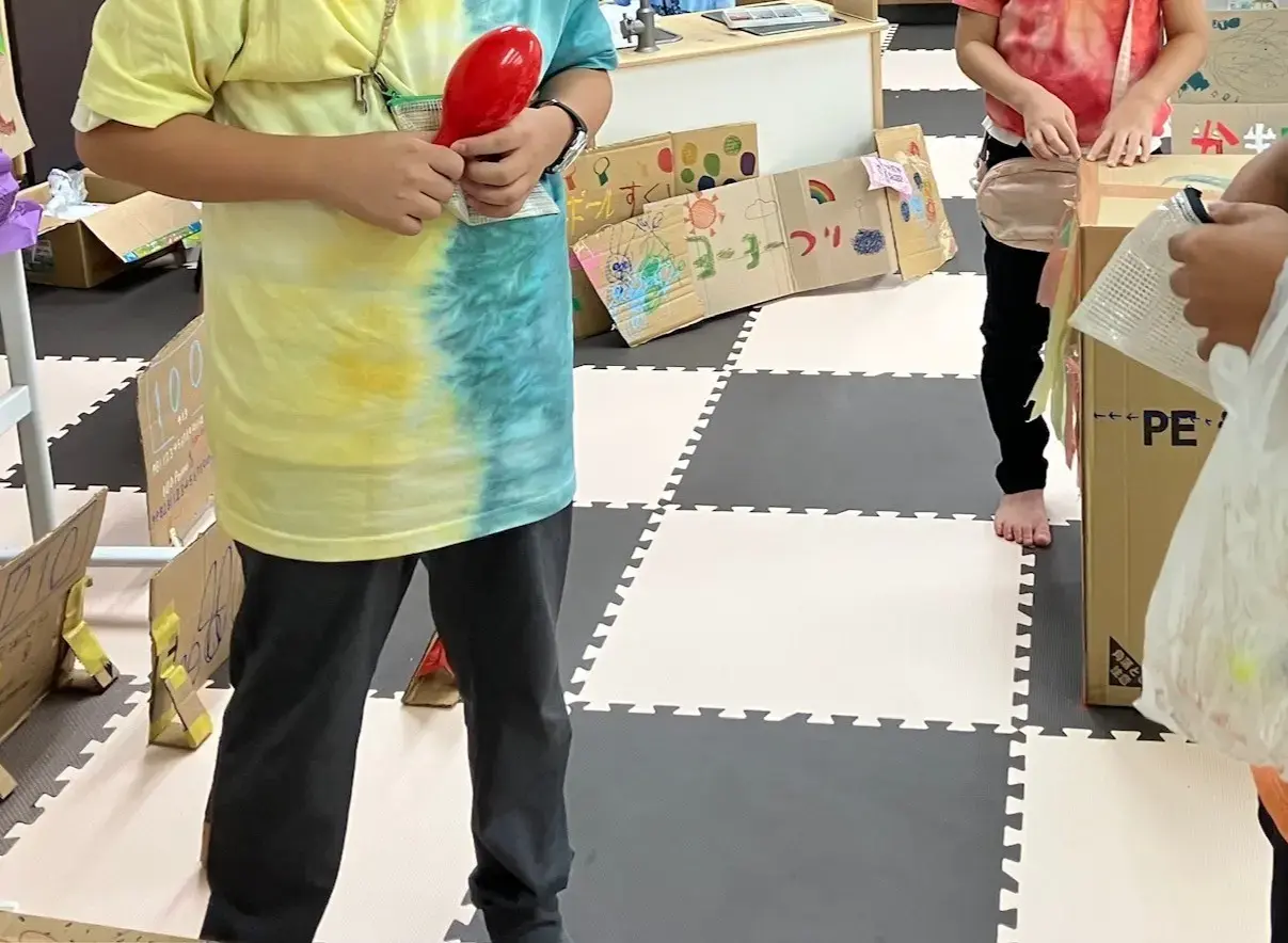 接客を行うお子様