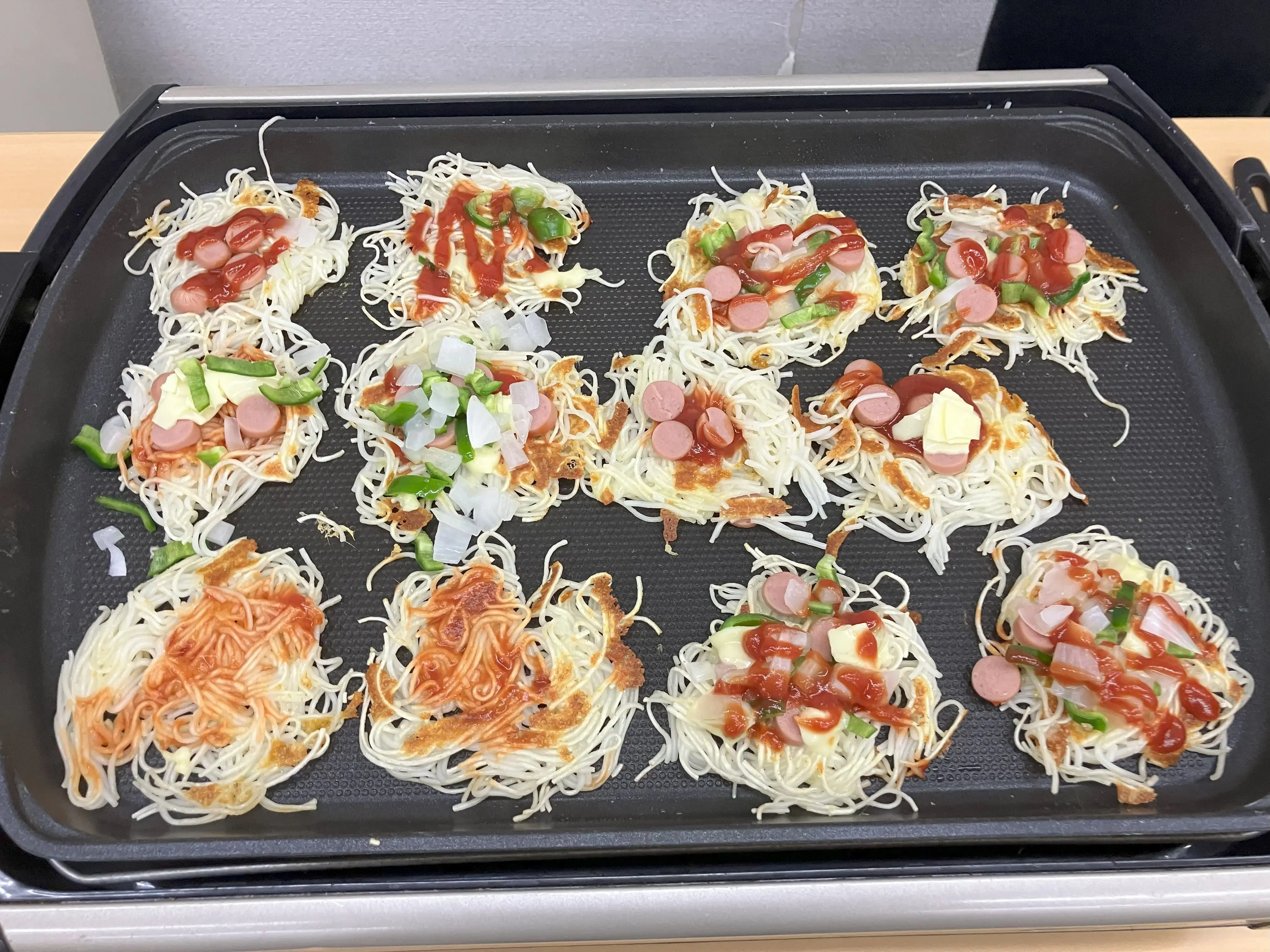 そうめんピザ